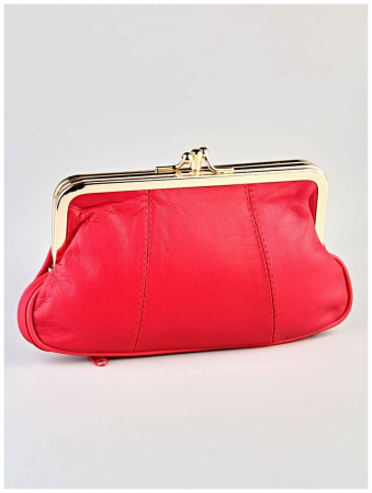 Косметичка с застёжкой фермуар XL-55-16red